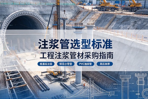 广东注浆管选型标准